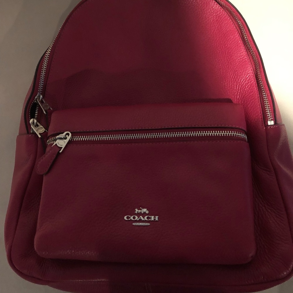 Coach Leather knapsack, brand new